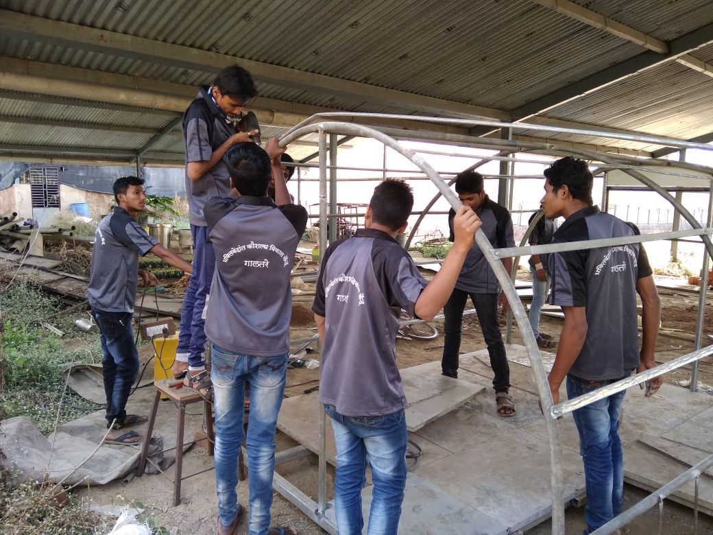 Solar dryer fabrication