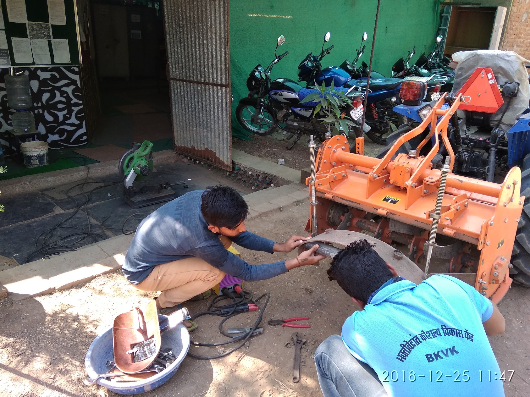 Agriculture equipment fabrication workshop
