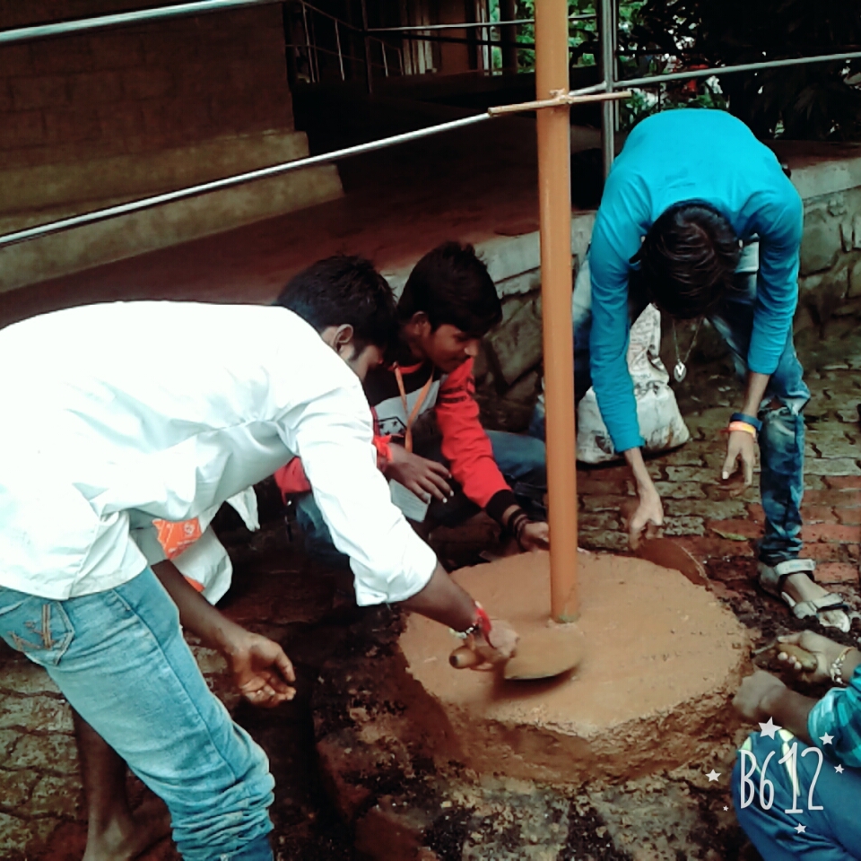 Students in a rural technology session