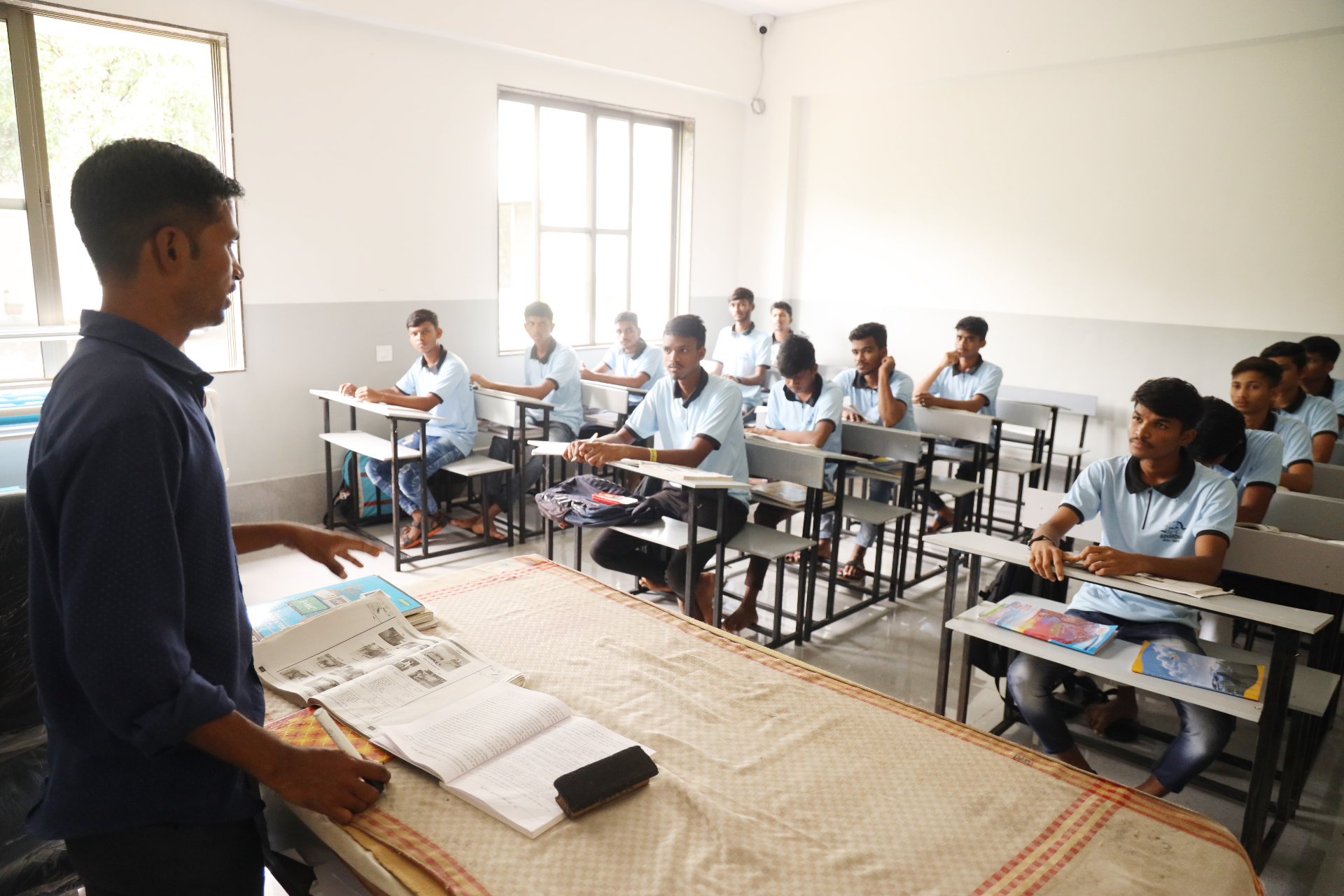 Instructor teaching at GSC